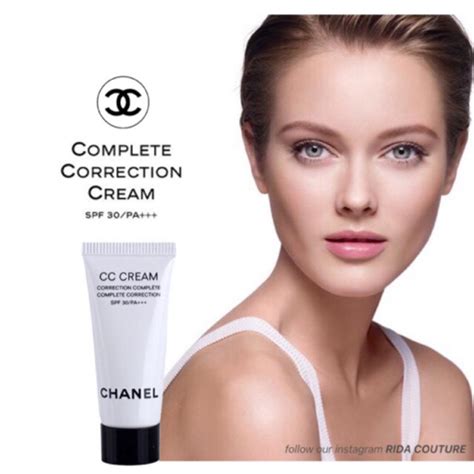 chanel cc cream complete correction sunscreen broad spectrum spf 50|Chanel tinted moisturizer with sunscreen.